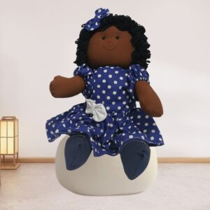 boneca de pano negra