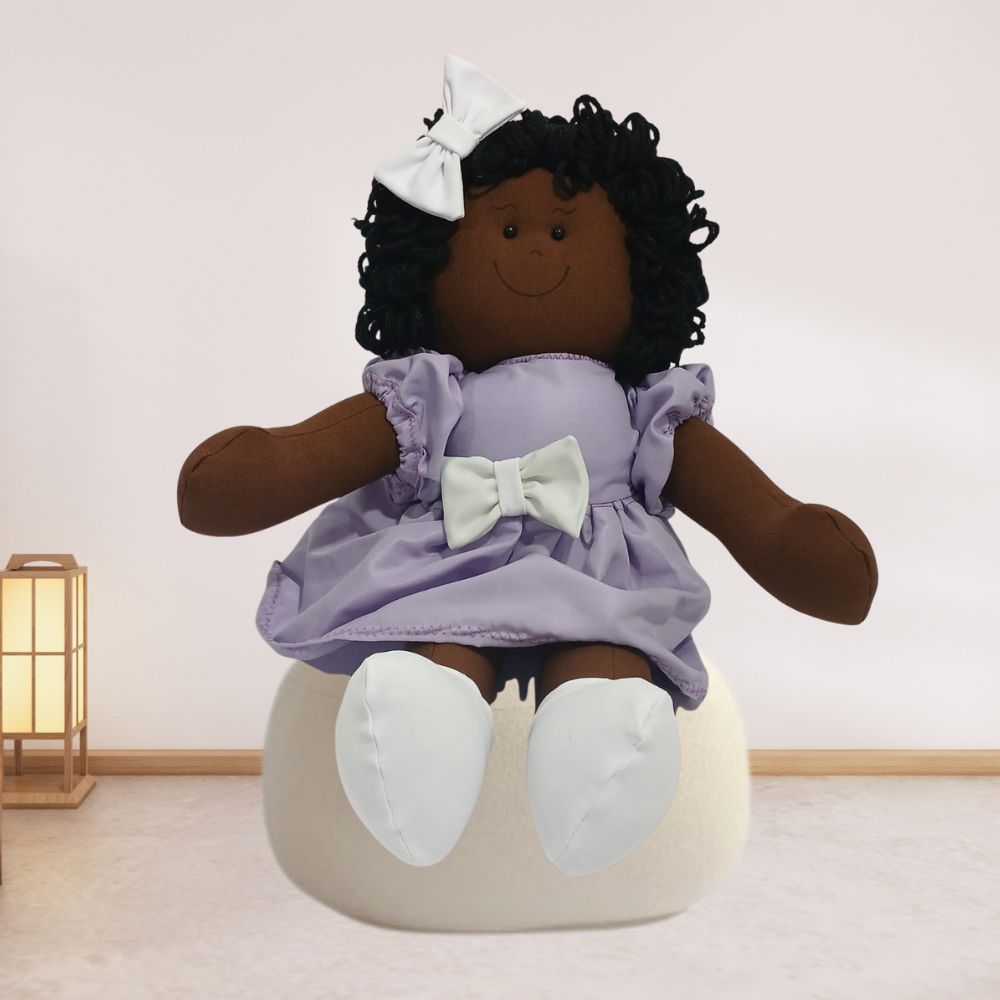 boneca de pano negra