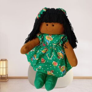 boneca de pano negra